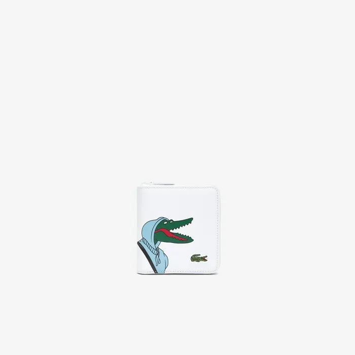 x JeanMichel Tixier Fun Printed Leather Zippered Wallet Jog Croc Mens Lacoste Small Leather Goods Gift Ideas x JeanMichel Tixier Fun Printed Leather Zippered Wallet Jog Croc Mens Lacoste Small Leather Goods Gift Ideas